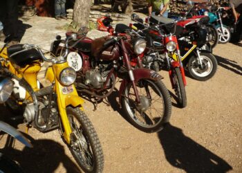 Motorcycles vintage rally britain motorbikes stock alamy old