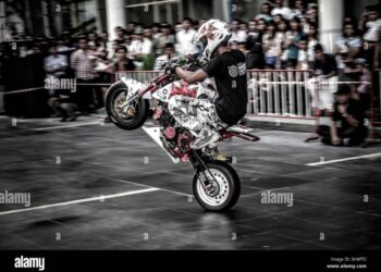 Stunt motorcycle kish held tuesday