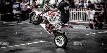 Stunt motorcycle kish held tuesday