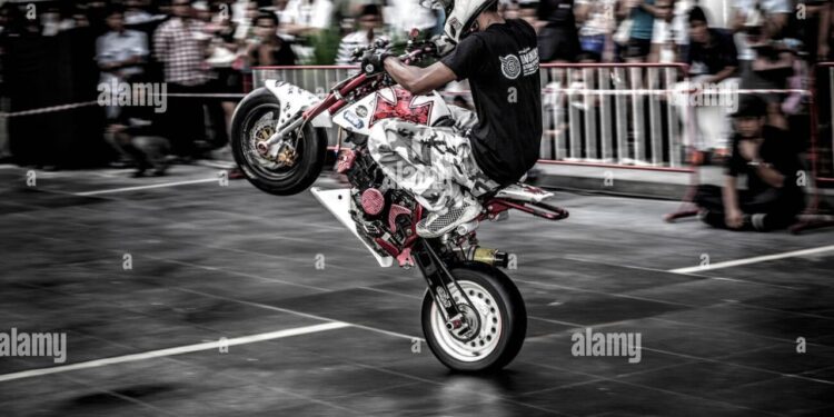 Stunt motorcycle kish held tuesday